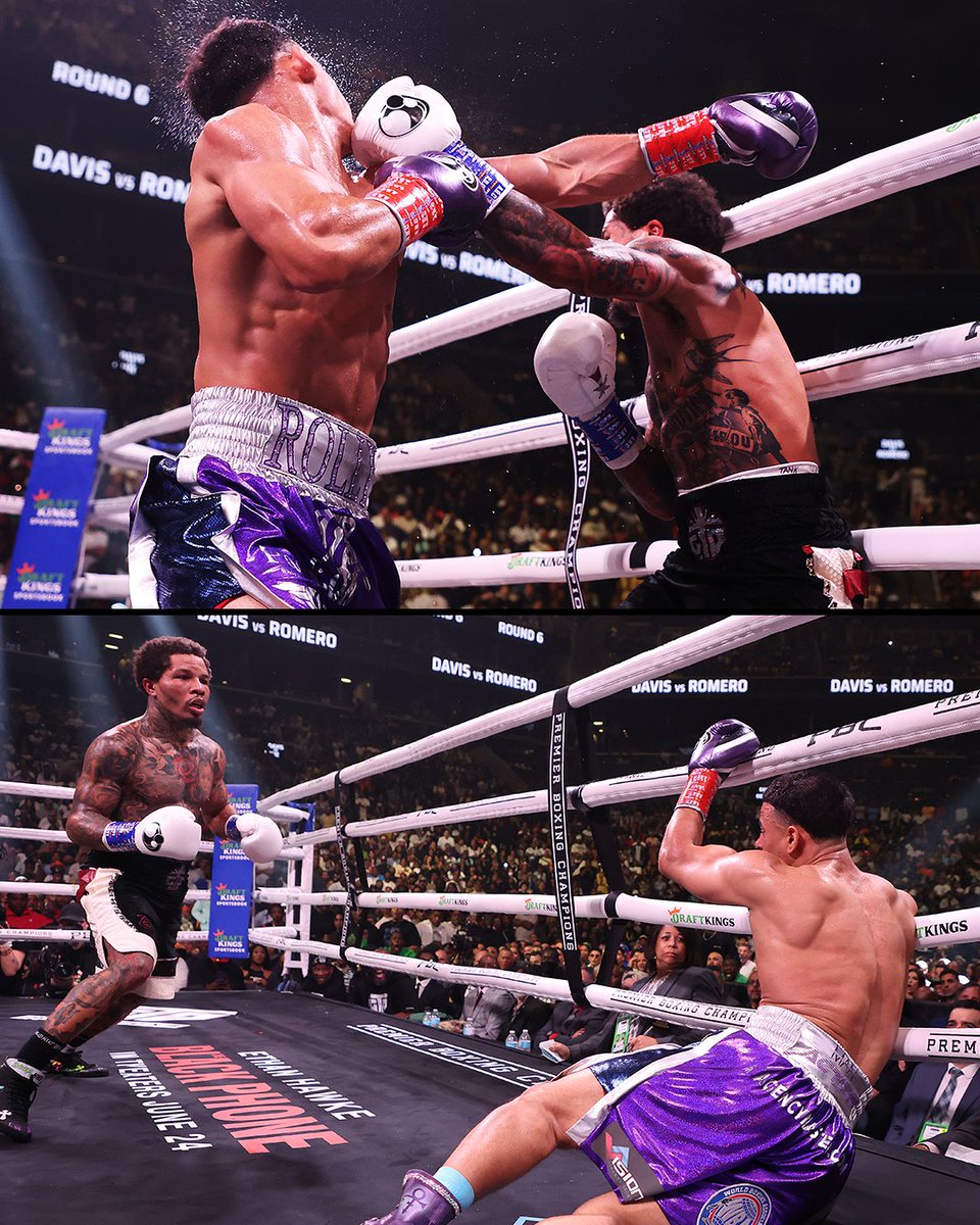 A perfect counter left hand 👊 #DavisRomero