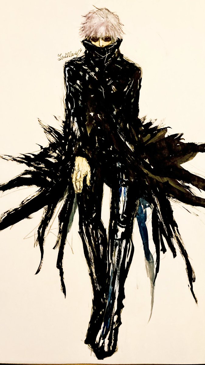 平井堅の大きな古時計聴きながら描いたら何ぞこれになりました Guillory ギロリーのイラスト