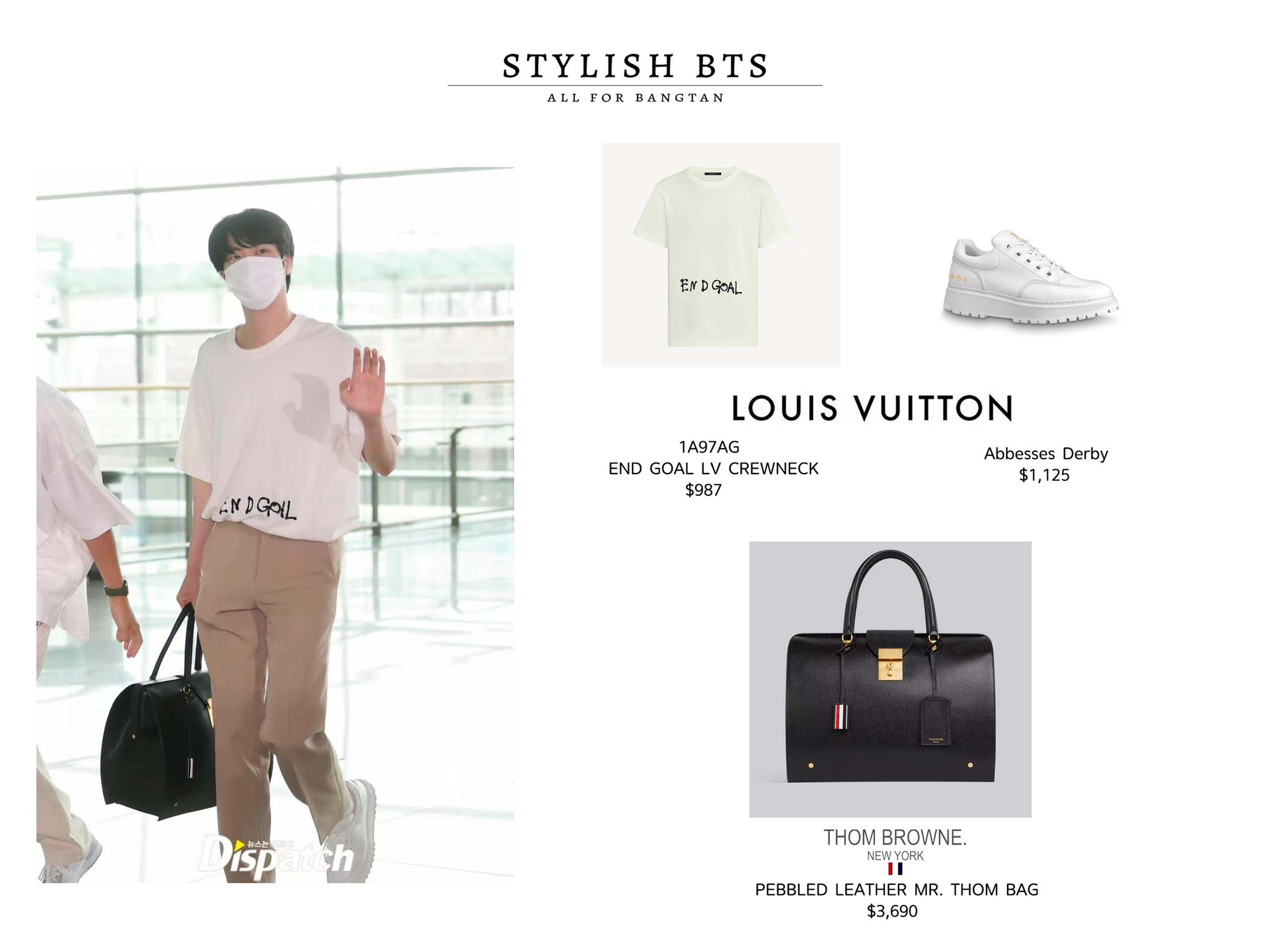 Stylish·BTS on X: 221024 #BTS JIN at Incheon International Airport #JIN  Louis Vuitton @BTS_twt #방탄소년단  / X