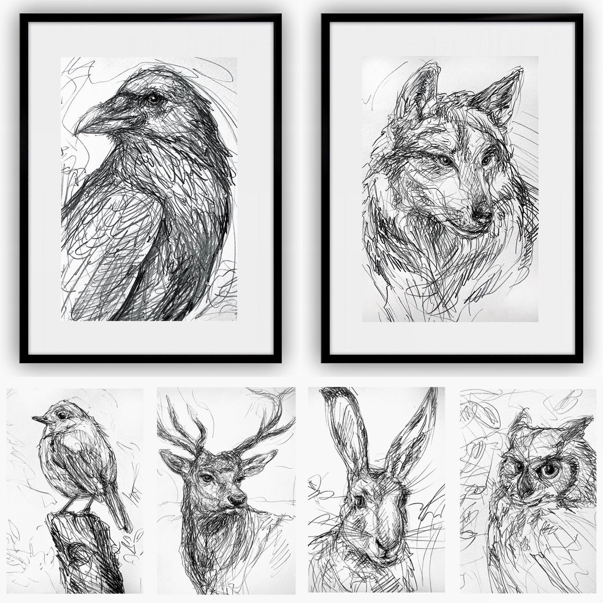 All open edition prints 20% off. Order before 6th of June!✏️#pencildrawing #animaldrawing #raven #wolf #robin #deer #hare #owl #openeditionprint

ibiaru.com/open-edition