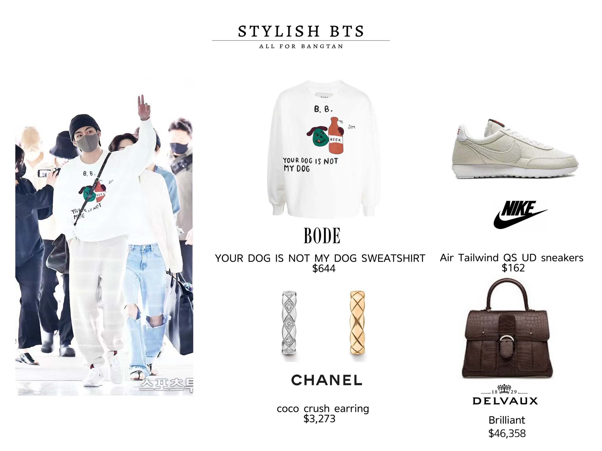 Stylish·BTS on X: 221024 #BTS JIN at Incheon International Airport #JIN  Louis Vuitton @BTS_twt #방탄소년단  / X