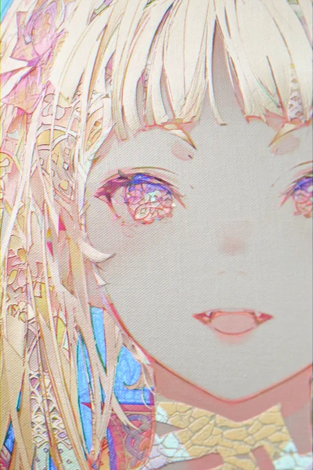 装飾によって立体感を強調した作品となっております。デジタル上では単なるテクスチャに見えるすべての柄が立体的に浮き上がる様に調整して作っております。 #SSSRearise 