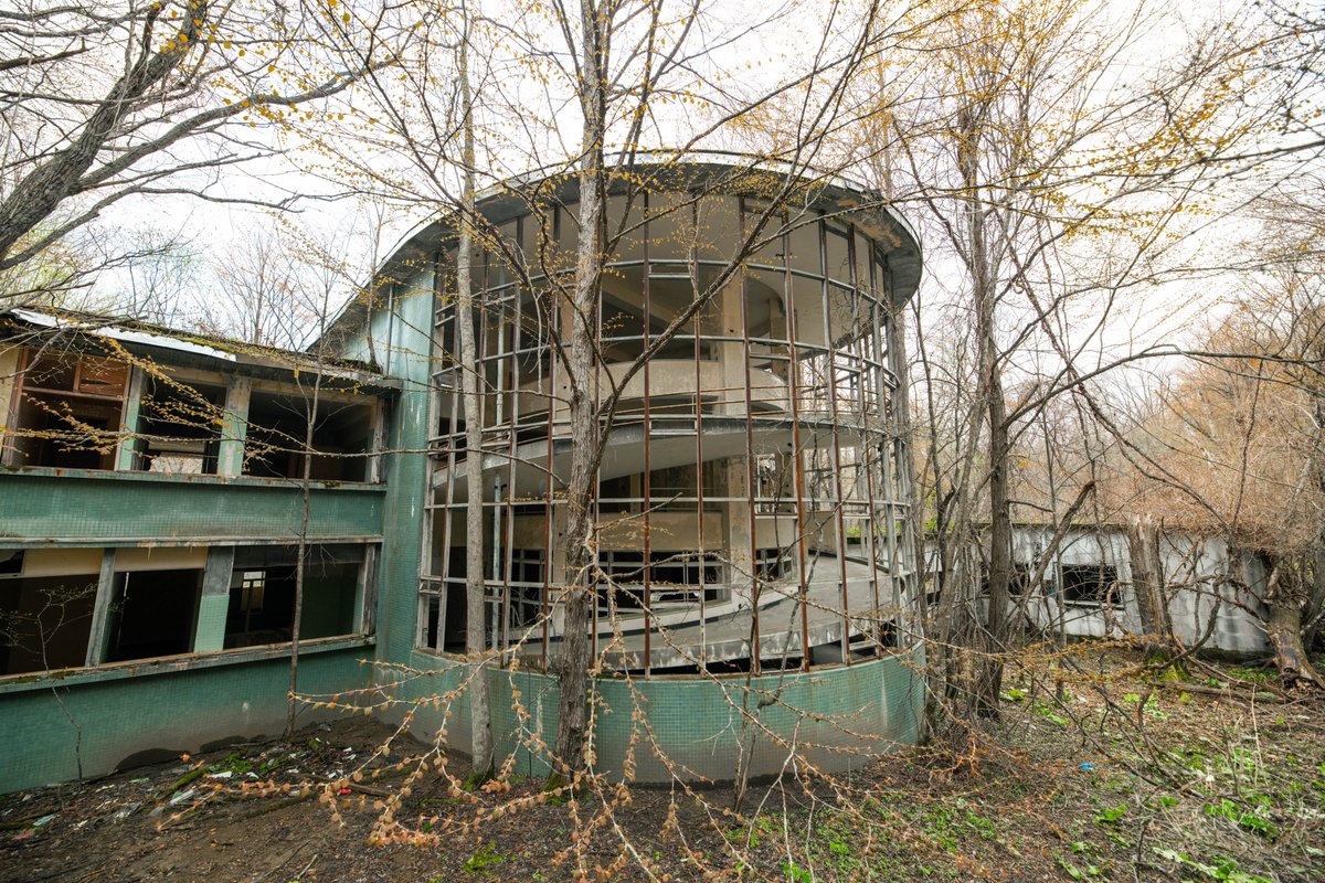 雄別炭鉱病院。 心霊スポットの扱いを受けているこの病院だが、建築物