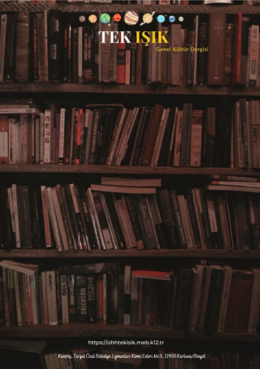 Okulumuzun dergisi çıktı.

Çocuklarımızın kalplerinde gülümseten anılar biriktirmesi dileğiyle.
<a href="/bingolmem/">Bingöl MEM</a>
<a href="/halilyucel60/">Halil YÜCEL</a>
@KarliovaMEM
<a href="/Maliyldz12/">Mehmet Ali YILDIZ</a>