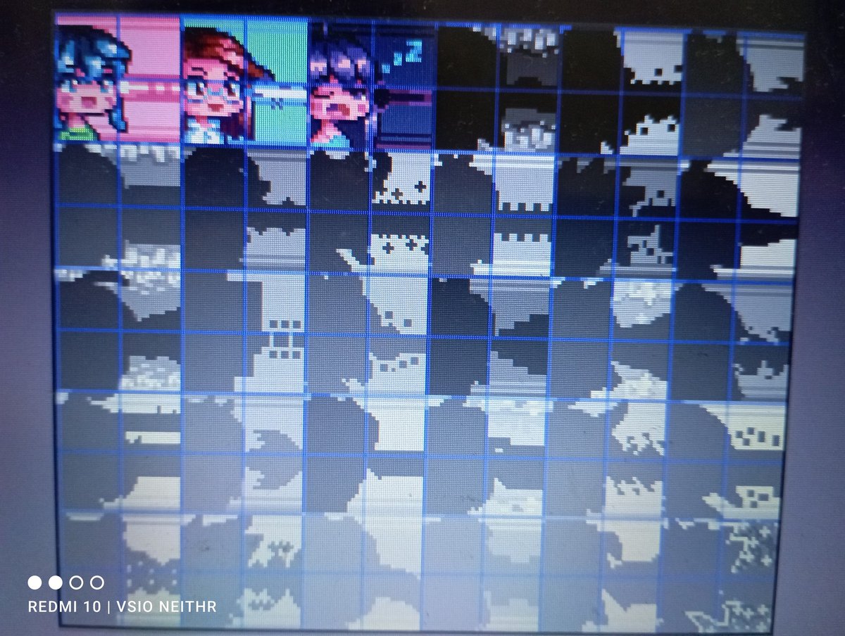 All 30/30 finally finished UwU. 
The name will revealed later. 
The project is an nft arts of girls who shoot laser from their eyes 👀.
24 common, 5 rare, and 1 mythic. 
Haven't decided where to mint so I'll make poll for it on reply UwU. 

#nftcommunity #nft #pixelart #nftart