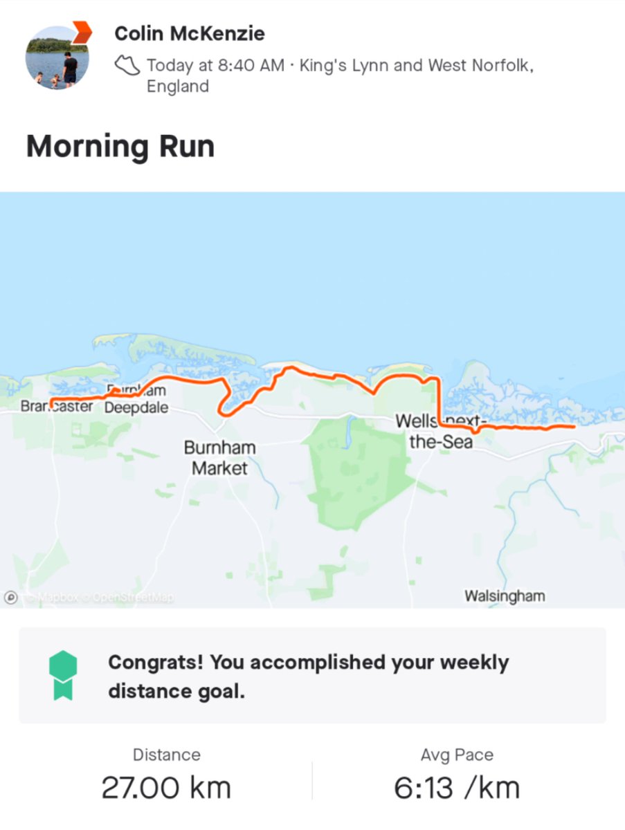 McJaff's tweet photo. #SundayRunday #SlowAndSteady #RunFatBoyRun #FatNotFit #NotBadForAFatLad #Running #NorthNorfolkCoast #NorthNorfolk #Norfolk #Brancaster #Wells #Stiffkey https://t.co/CHcHvoj4RA
