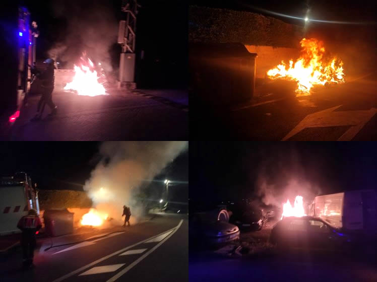 Ajetreado fin de semana para los bomberos de Camargo que, en la madrugada del sábado, tuvieron que emplearse a fondo para sofocar varios incendios en contenedores del Barrio Amedias, en Camargo, C/ Los Coteros en Herrera y dos vehículos en C/ La Verde.

radiocamargo.es/index.php/comp…