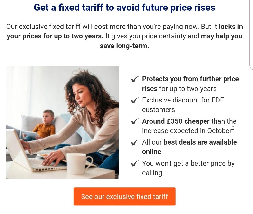 jah65's tweet photo. @MoneySavingExp edf fixed rate offer currently paying £125.  Should i fix? https://t.co/HhgxCtibHQ