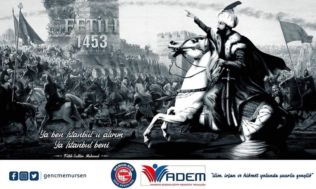 Peygamber Efendimizin müjdesi ve iltifatına mazhar olmuş, çağ kapatıp çağ açan, tarihimizin en önemli zaferlerinden #İstanbulunFethi'nin 569. yılı kutlu olsun.