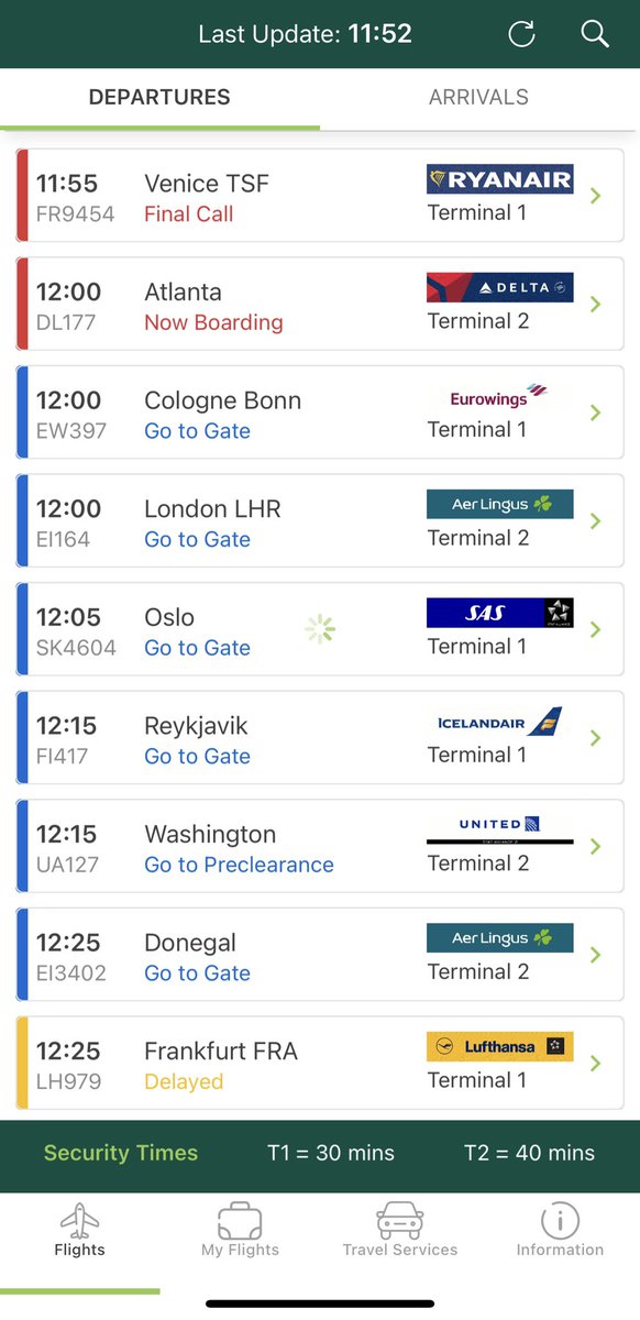 johnjo99's tweet photo. @LauraHoganTV @rtenews But the DAA app still shows 30/40 min wait 🤪! Yesterday at T2 it showed a 40min wait and it took 95mins?? 🤬 https://t.co/dZQC4z5iN0