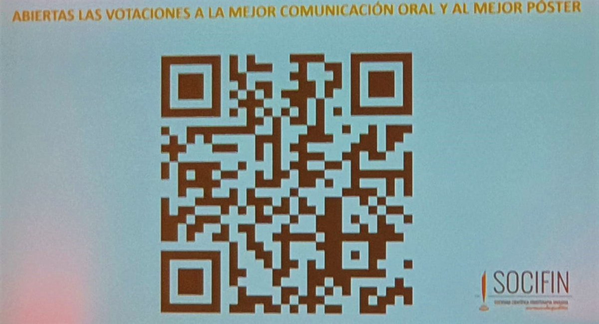 Una vez finalizada la presentación de las comunicaciones orales de #CIFI2022 y de haber podido consultar todos los pósteres estos días, esperamos las votaciones de todos los asistentes para elegir la mejor comunicación oral y el mejor póster. 

#fisioterapiainvasiva