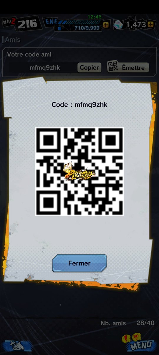 Zelljio's tweet photo. Qr code du dimanche 29 mai #DBL4thAnniversary #DBLegends https://t.co/lKVxhAGpgZ