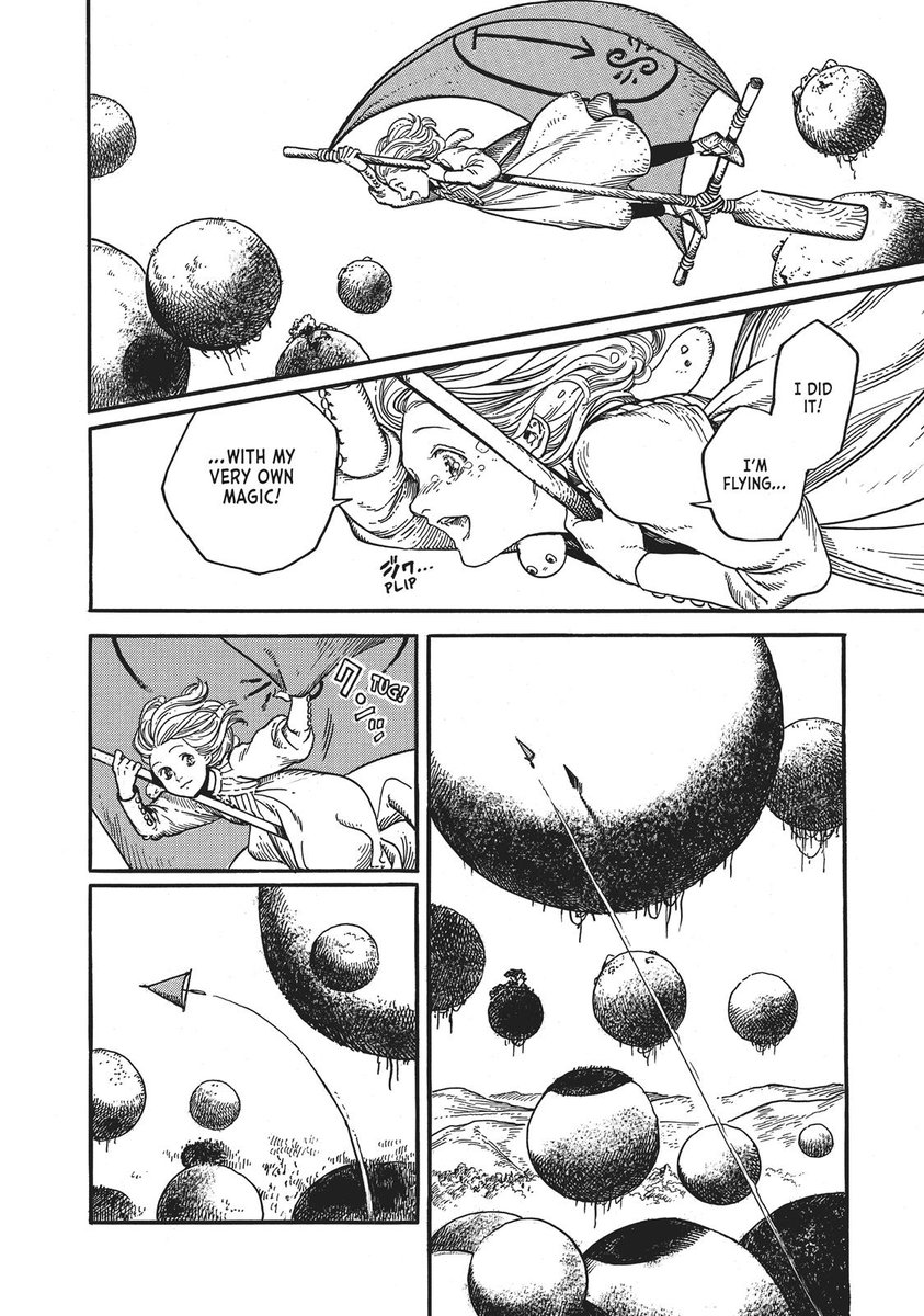 Paneling so dynamic and beautiful *sigh*  love what they did with the flying aspect, you can really feel every single action 🥲💕 and it's so clear aaaah~ so much detail into every line. Now I want to collect the manga. 
