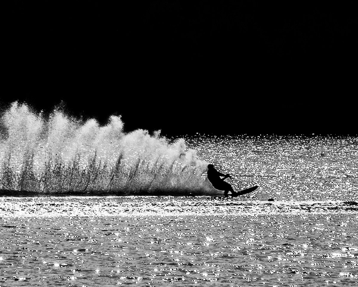 Good morning - Cowm Reservoir Waterski Centre,  Rochdale.  Fuji S1 Pro.