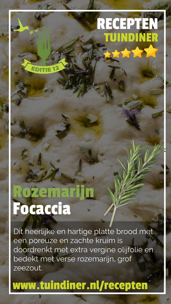 Onze overheerlijke 𝗳𝗼𝗰𝗮𝗰𝗰𝗶𝗮 𝗺𝗲𝘁 𝗿𝗼𝘇𝗲𝗺𝗮𝗿𝗶𝗷𝗻 is doordrenkt met extra vergine olijfolie en bedekt met verse rozemarijn, grof zeezout. 

#recipes #pizza #foodporn #recipe #focaccia #food #recept #brood #flatbread