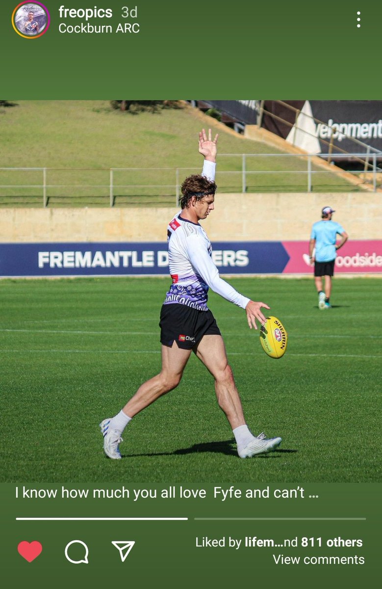 freopics_'s tweet photo. Wow this is truly insane..
Thank you to all my amazing beautiful followers and especially FYFE/FREO fans for liking my photo taken of him on insta.
Words cannot express how I feel.
Over 800 likes π
#fyfe #freopics #sportsphoto
#trainingpic #thankyou
#foreverfreo https://t.co/tWgtHi3HST