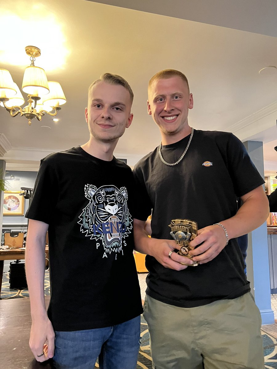 Definition of a big game player. He’s won us 7 points alone this year and helped in plenty more games, including bagging in the game to crown us champions! 

Managers Player for 2021/22 is that bags man upfront, <a href="/Greffooooo/">Tom Grieveson</a> 💙🏆