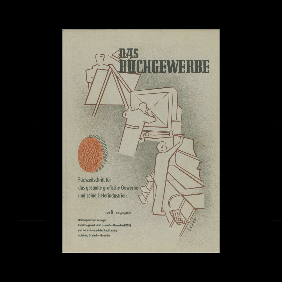 DesignReviewed's tweet photo. Das Buchgewerbe was a trade journal for the graphics trade and its supply industries published by the Industrial Union for Graphic Trades (FDGB) and the news office of the city of Leipzig. https://t.co/TNdI6v2Sik https://t.co/Tccgc0atd9