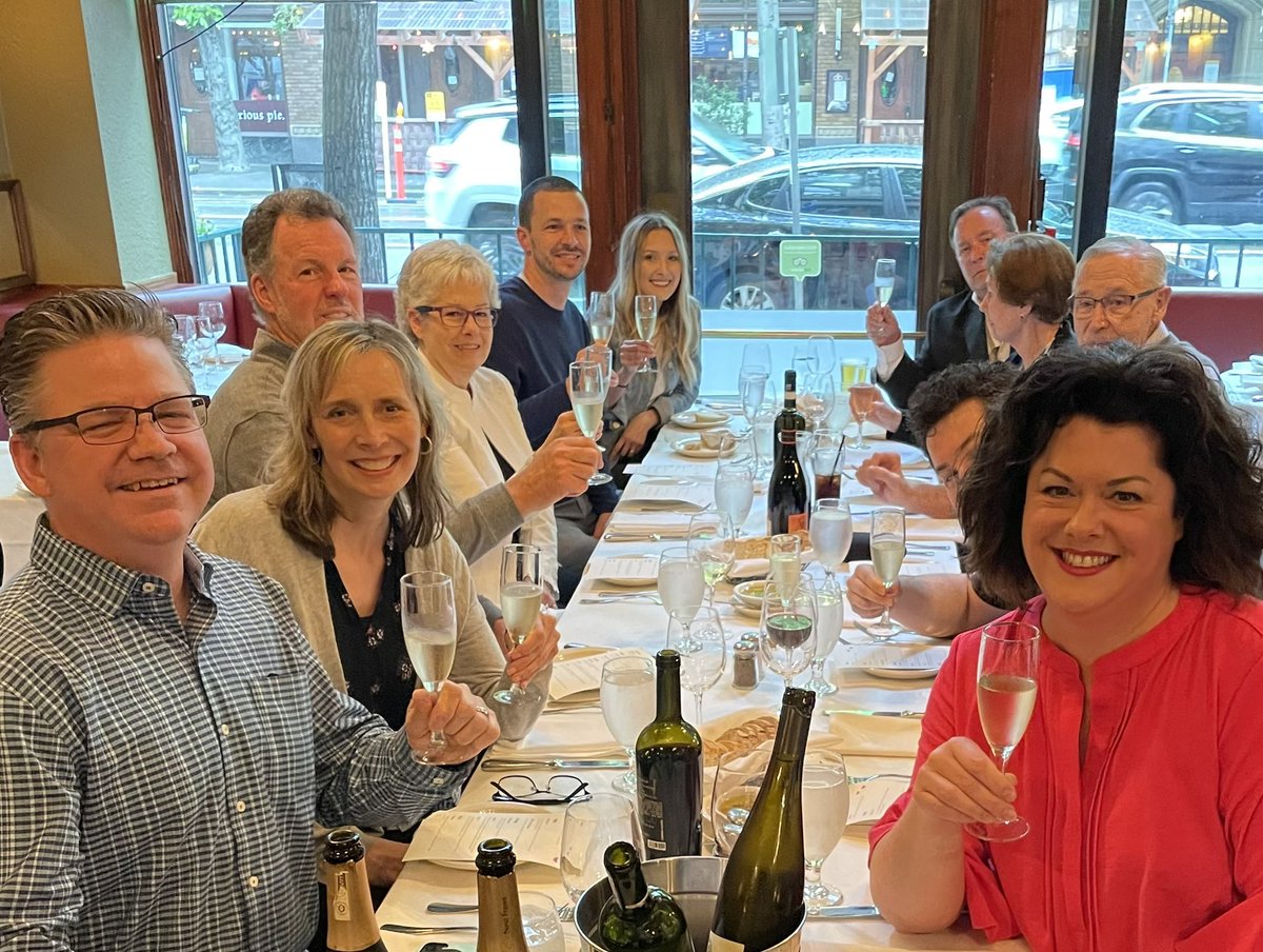 TheBlitzMaster's tweet photo. Tonight my husband Brian threw a surprise dinner party with family and friends at our favorite Seattle restaurant to celebrate BlitzMasters 20-year anniversary! #hardworkpaysoff #20yearsisalongtime #ilovemyjob https://t.co/qOhGlFob0j