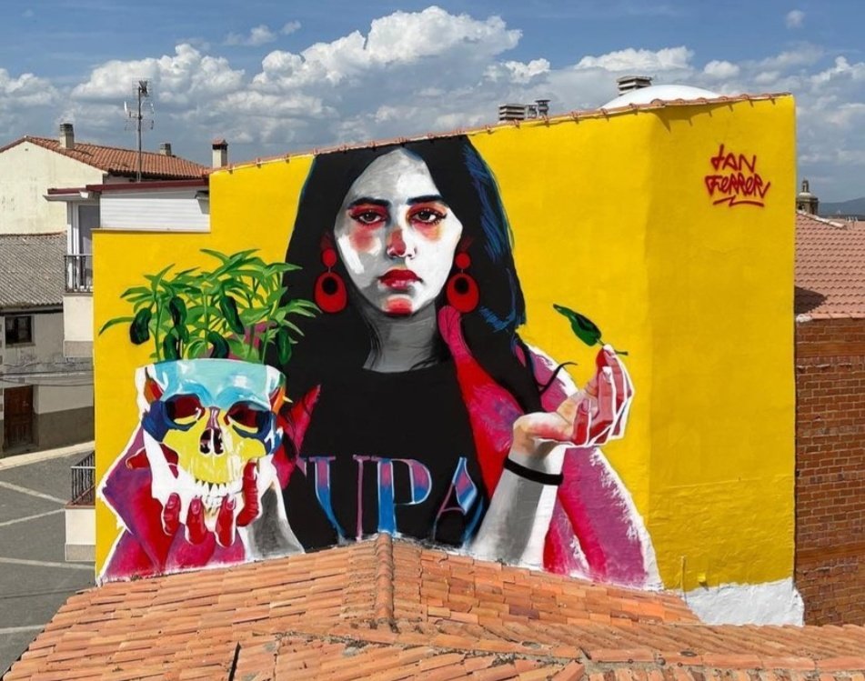 MolinaStreetArt's tweet photo. 'A pesar de todo' by Spanish Dan Ferrer for Muro Crítico 2022 in Calzadilla, Spain #danferrer #murocritico #calzadilla #streetart #lamolinastreetart 📷 via artist https://t.co/7dlG92mw7b https://t.co/cBt4oCr5PC