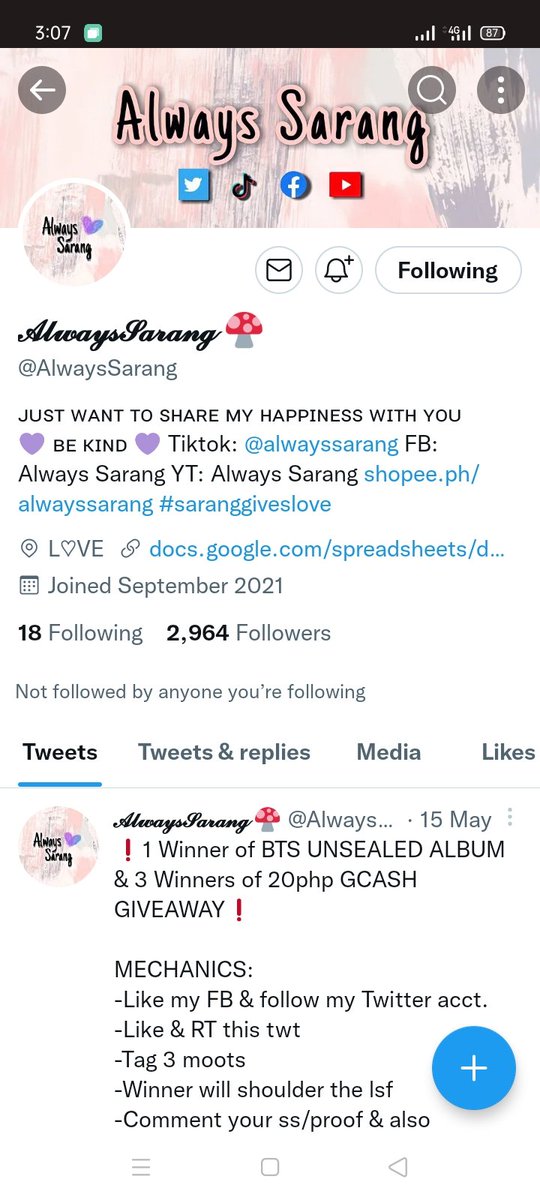ChaMaeRah1's tweet photo. @AlwaysSarang @0thxwins_ @1205GYU @_thystarsx https://t.co/BxCEJ1EWsk