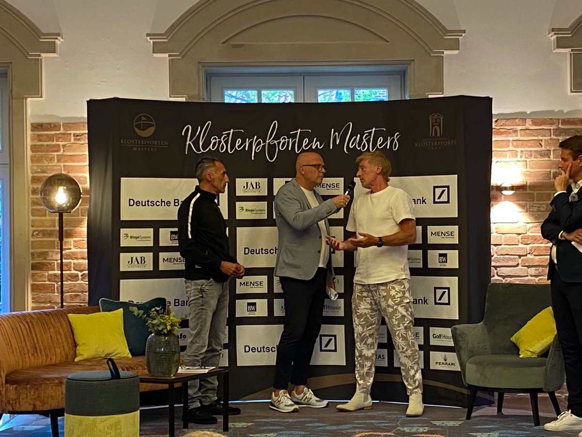Klosterpforten Masters: Talk mit Torwart-Legende Uli Stein und Thomas Stratos.