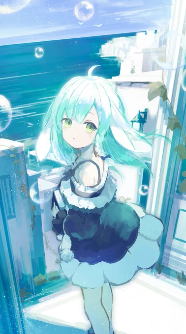 白い街の小さな魔女#創作 