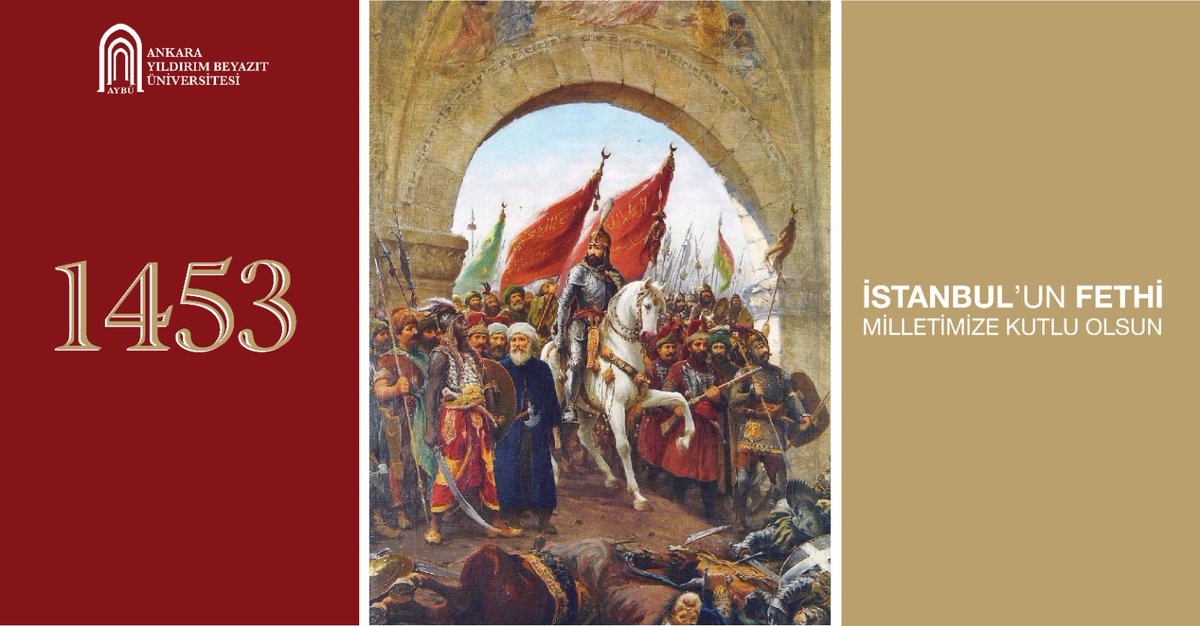 ybuankara's tweet photo. İstanbul'un fethinin 569. yılı milletimize ve devletimize hayırlı olsun.

İstanbul'u fetheden Fatih Sultan Mehmet Han'ı ve onun kumandasındaki kahraman ecdadımızı saygı ve minnetle anıyoruz.
#Fetih1453 https://t.co/j33ZrJmcCU