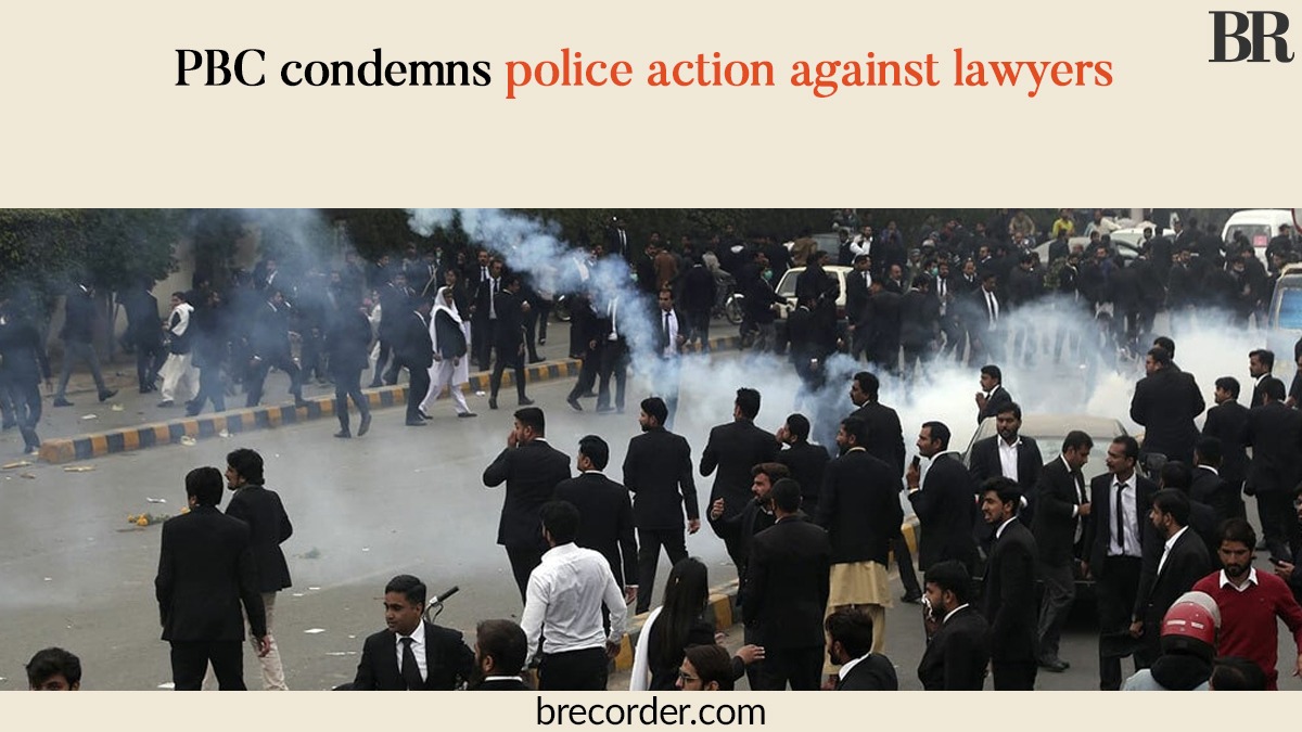 brecordernews's tweet image. The Pakistan Bar Council (PBC) has strongly condemned the police brutality against lawyers of Lahore on 24-05-2022, when they peacefully were sitting in a bus to participate in an activity of a political party in Islamabad.
brecorder.com/news/40176372/…

#PBC #lawyers #PoliceActions