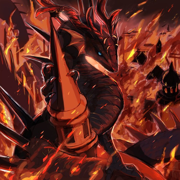 【お仕事告知】
TCG「サモン＆マジック」様プロモーションカード
「憤怒のドラゴン」のイラストを描かせていただきました！
#サモンアンドマジック 
＃サモマジ