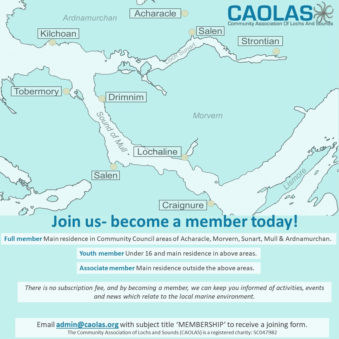 Membership is free, so please drop CAOLAS an email at admin@caolas.org.

#ArgyllHopeSpot #HopeSpots #MissionBlue #CAOLAS #NativeOysters #Restoration #Rewiliding #Ardnamurchan #Morvern #LochSunart #Acharacle #SoundOfMull #Mull #Scotland