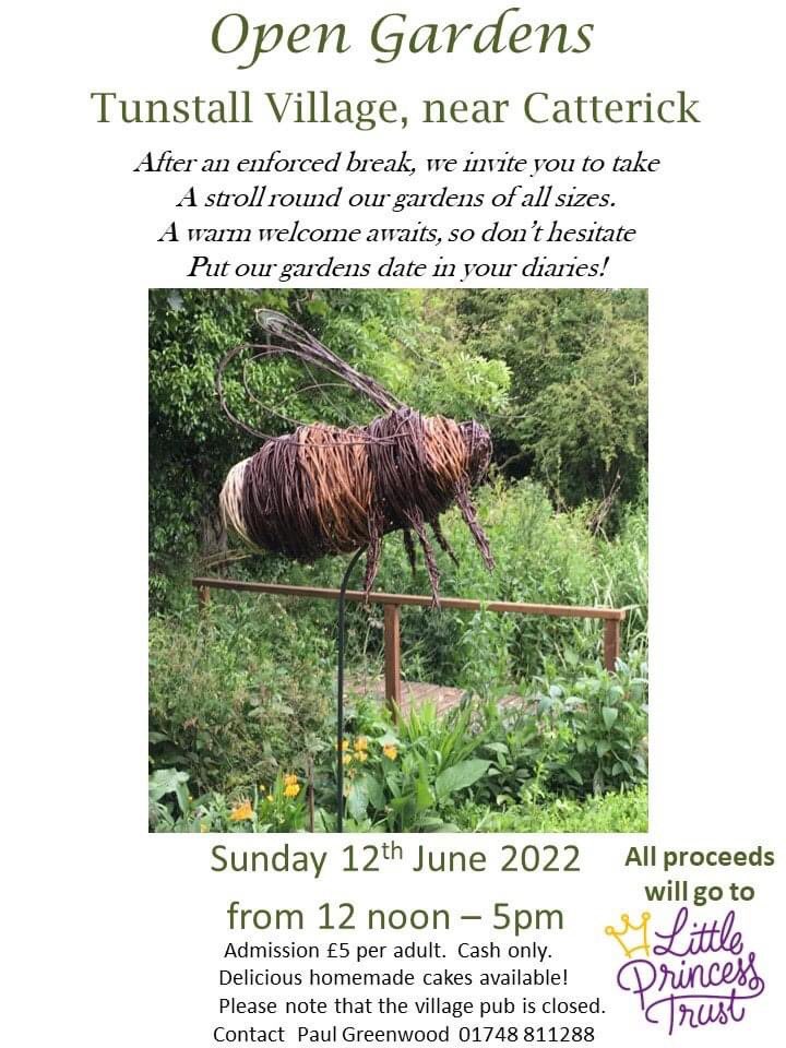 You can see our lovely community garden and some of our village gardens at our event this year!