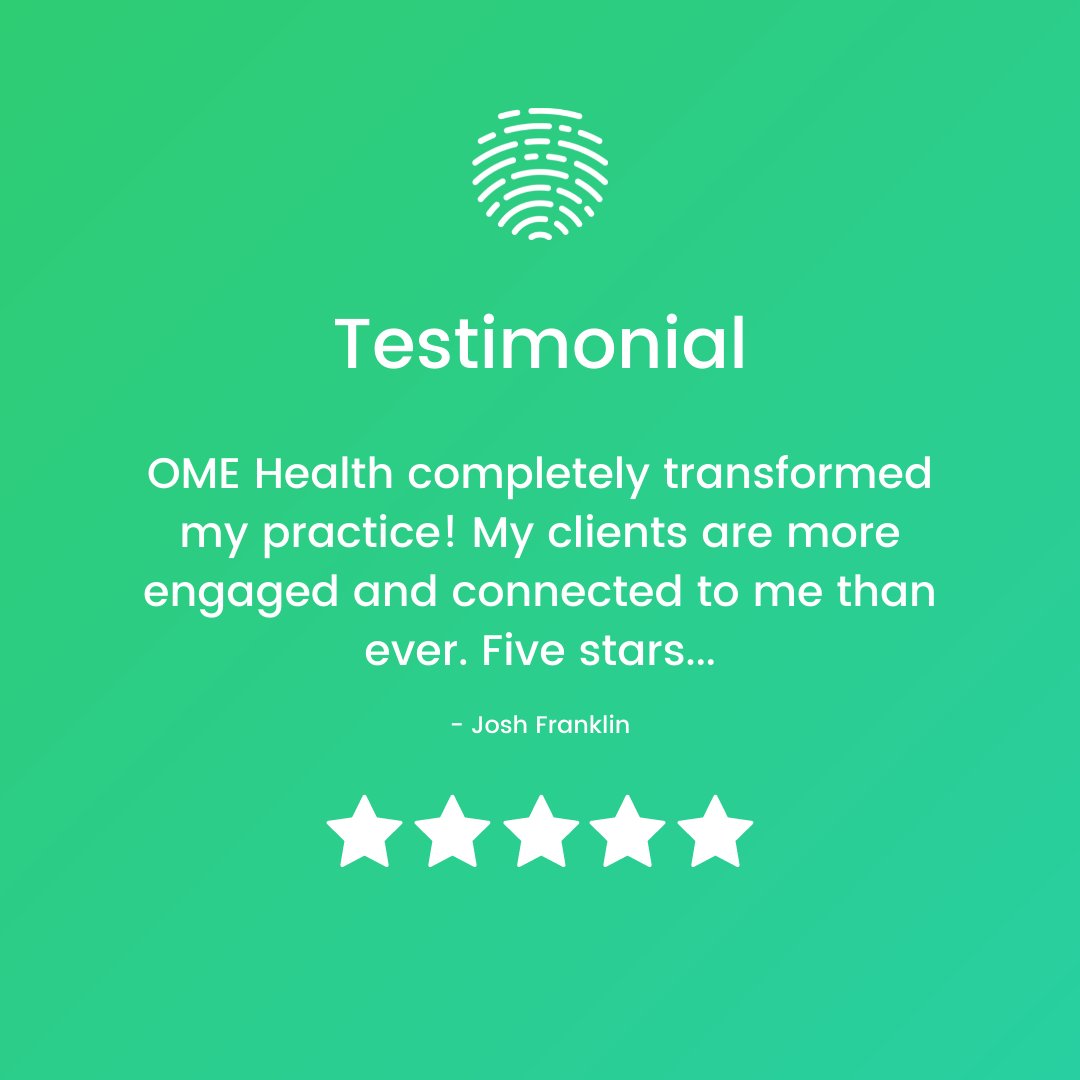 Our goal is to connect health coaches to their clients like never before. Find out more about the platform (completely free for Health Coaches) here: ome.health  #healthcoach #healthcoachlife