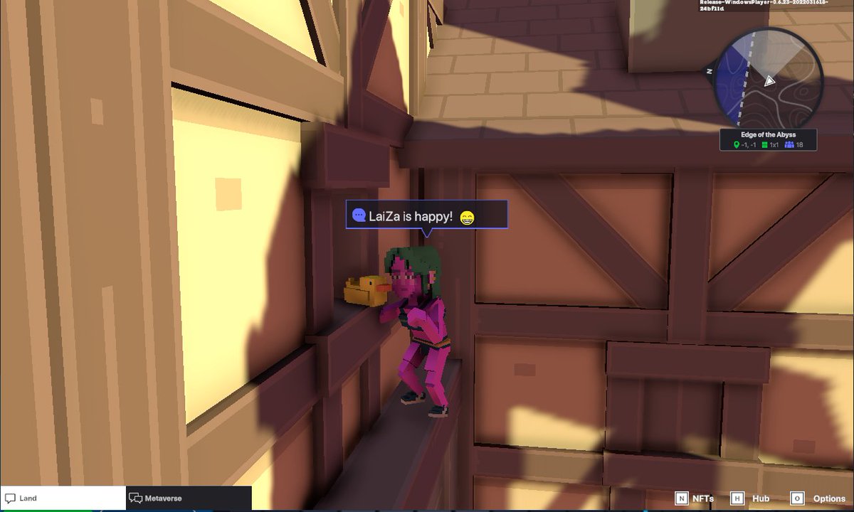 lainajha's tweet photo. @TheSandboxGame Qauck !! Love it. https://t.co/R6AfksoC7J