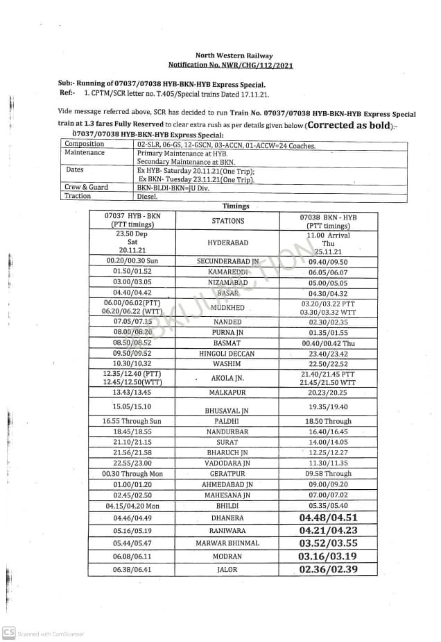Kindly continue this train service weekly