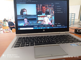 LetsIsa2020's tweet photo. We warmly thank Mr. Papadakis, Regional Center for Educational Planning of W. Greece Coordinator, Ms. Kostara, Philologists Educational Project Coordinator  and Ms. Sarli, Promoter of European Programs of W. Greece for their presence, key interventions and encouraging comments! https://t.co/O6Qr5yRmCZ