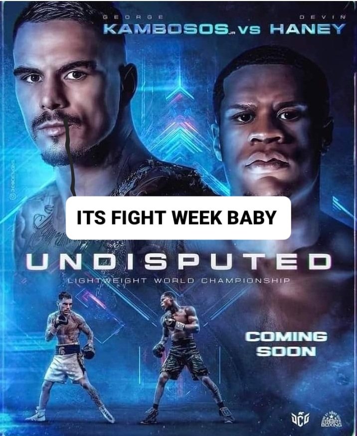 AustraliaBoxing's tweet photo. ITS FIGHT WEEK 🇦🇺🥊🥊🥊🥊🥊
AND THE MUCH ANTICIPATED UNDISPUTED CLASH AT 135 IS ON THE HORIZON.
@georgekambosos 🇦🇺🇬🇷
VS
@Realdevinhaney 🇺🇸🇺🇸
#KambososHaney #toprank #MarvelStadium #Melbourne
#lightweights #undisputed #DavisRomero #AllTheBelts #UNDERFEATED #JUNE https://t.co/TJxcAQI6U5