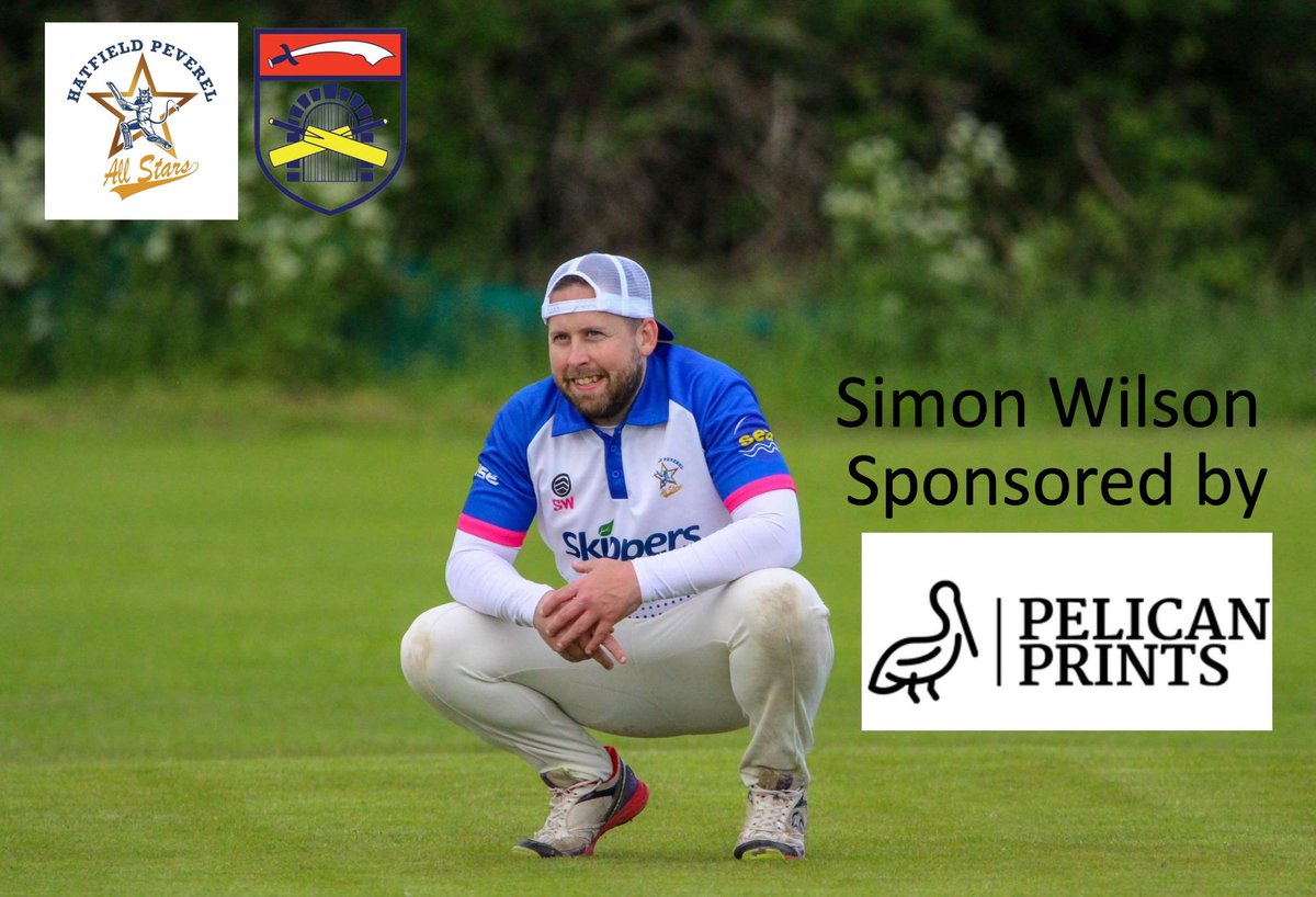 First player sponsorship for HPCC
Simon Wilson aka Wilson Wilson thanks @pelicanprints2021 for the sponsor 💪 

Also a big thank you <a href="/snapsponsorship/">SNAP Sponsorship</a> for helping us get our first sponsor within 24 hours of signing up 💥

#💪 #hatfieldpeverelcricketclub #HPCC #ALLSTARS
