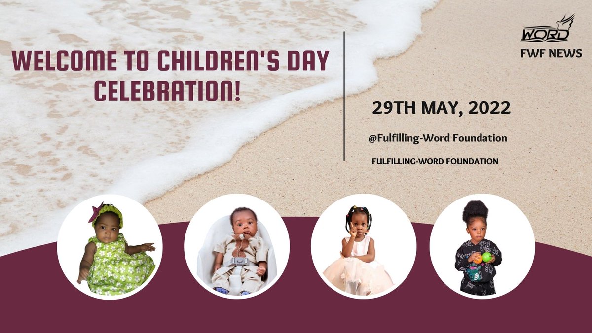essaogorry's tweet photo. Children learn more from what you are, than what you teach. 
Welcome to Children's Day Celebration Service!
#fwf_news 
#fulfillingwordfoundation https://t.co/kGjp80FLen