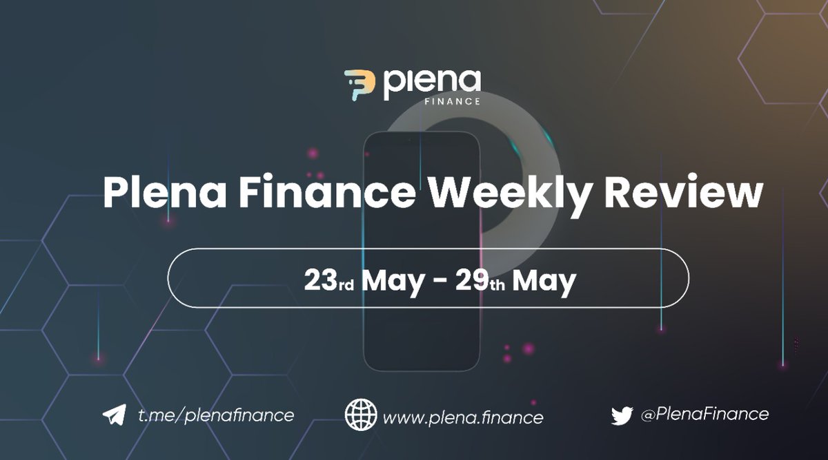 NoahAINetwork's tweet photo. 📅 #PlenaFinance Review ( 23rd May - 29th May )

🔸Your one stop destination for #DeFi
🔸The future is #decentralized
🔸Did you know ? 
🔸Your Home to #Crypto
🔸Your all in one #Crypto Solution
🔸3 Days to go until App launch 
🔸2 Days to go until App launch 

#DeFiProject https://t.co/qKKRqFSbJW