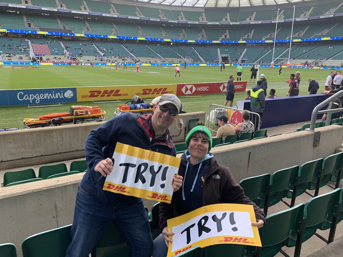 At Twickenham to watch <a href="/SamCurwen4/">Sam Curwen</a> play an exhibition 7’s match