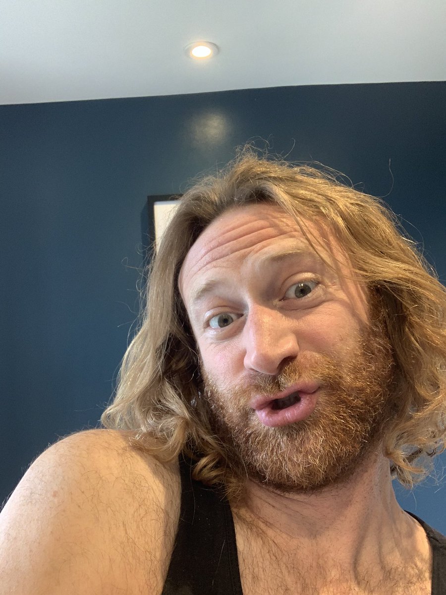 The beard’s coming off. I’m starting to look like a poor man’s Eurovision entry
