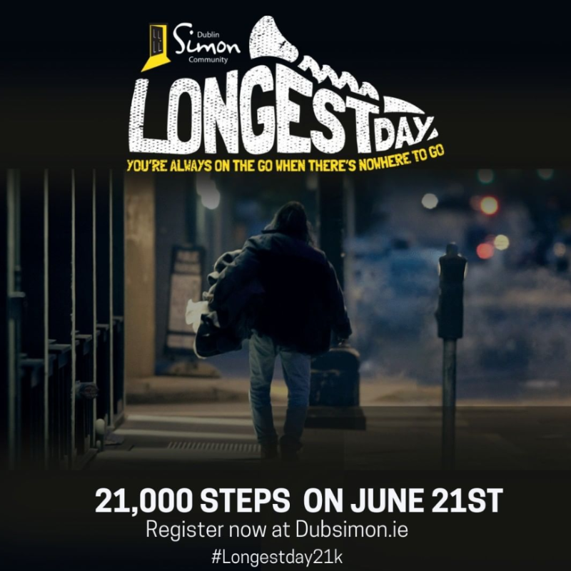 ShamrockRovers's tweet photo. 🚶 l This June 21st, we are asking you to walk 21,000 steps in solidarity with people who walk the streets all day long with no place to call home, no sense of security, and no idea when their suffering will end.

#LongestDay21k l @Dublin_Simon