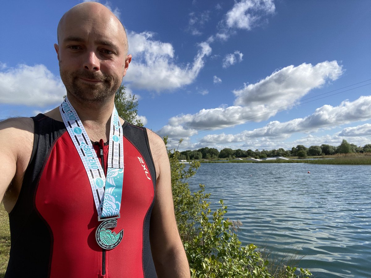 Completed the <a href="/eventsatw/">ATW</a> Box End Triathlon - Sprint Distance (750m swim, 30km (!) cycle, 5km run) in 2 hours 3 minutes 2 seconds