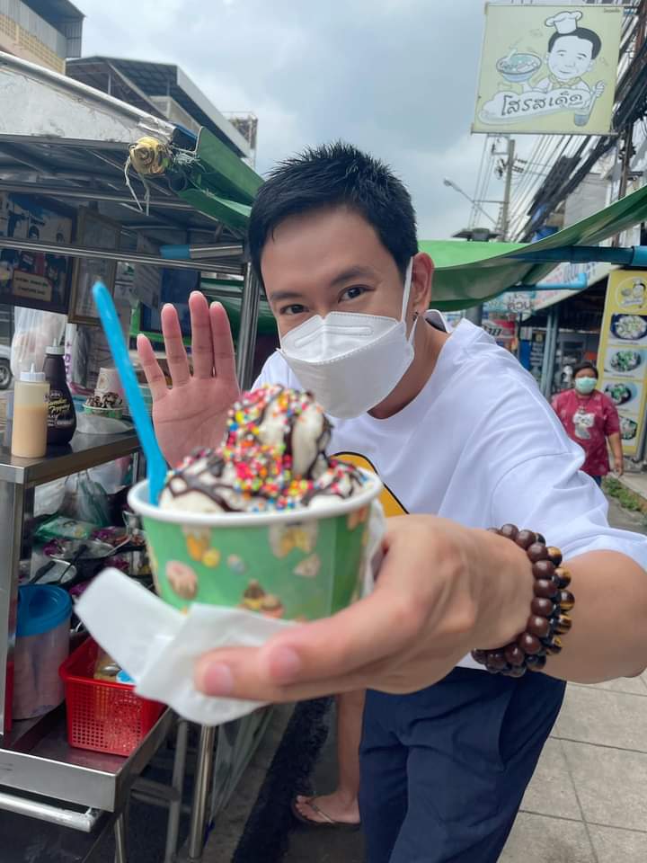 phr_kanh's tweet photo. ต้าวแก้มกับขนมหวาน 🍨🧁🥞#ผู้ชายสายหวาน #แพทพาวเวอร์แพท #patpowerpat #powerpat22 🥰🥰🥰 https://t.co/CBz72Tm0Pp
