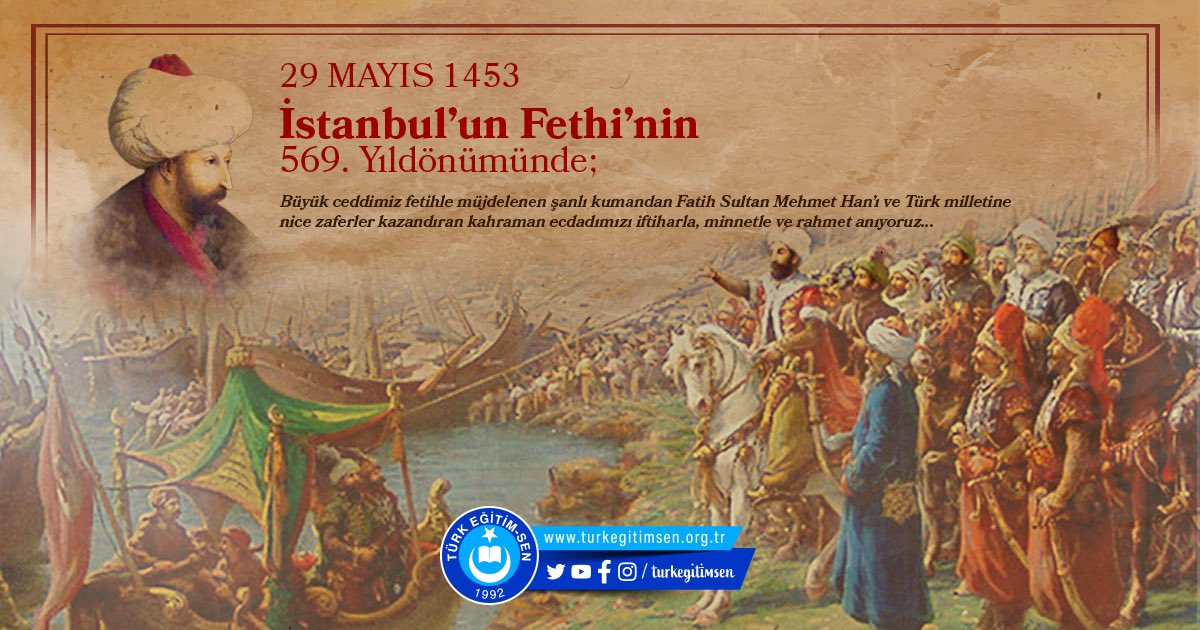 Çağ kapatıp çağ açarak dünya tarihine istikamet tayin eden büyük bir ecdadın mirasçılarıyız.

İstanbul’u fetheden Fatih Sultan Mehmet Han’dan,İstanbul’u kurtaran Mustafa Kemal Atatürk’e kadar;aziz ve mübarek ecdadımızı minnet, gurur ve Fatiha’larla yad ediyoruz.Ruhları şad olsun.