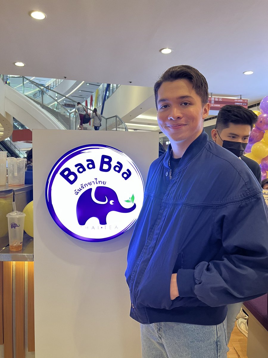 mor1019jhaiho's tweet photo. Sobrang saya ko na makita kayo sa Baa Baa Thai Tea SM North Edsa Annex Branch Grand Opening yesterday! Ramdam ko ang pagmamahal ninyo 🥹 Salamat sa time niyo as in! Labyu @_jeffmoses @Migs_Almendras @cjsalongaa_ @paoloarce_ 💜 https://t.co/depncEZJb8