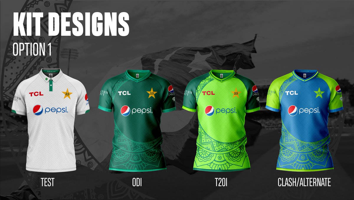 abdulahadjawaid's tweet photo. My kit designs and concept for @TheRealPCB Kit Design competition 2022-23 🇵🇰

The designs shared by other artists are brilliant and I wish everyone all the very best! https://t.co/i0wJQpTII3