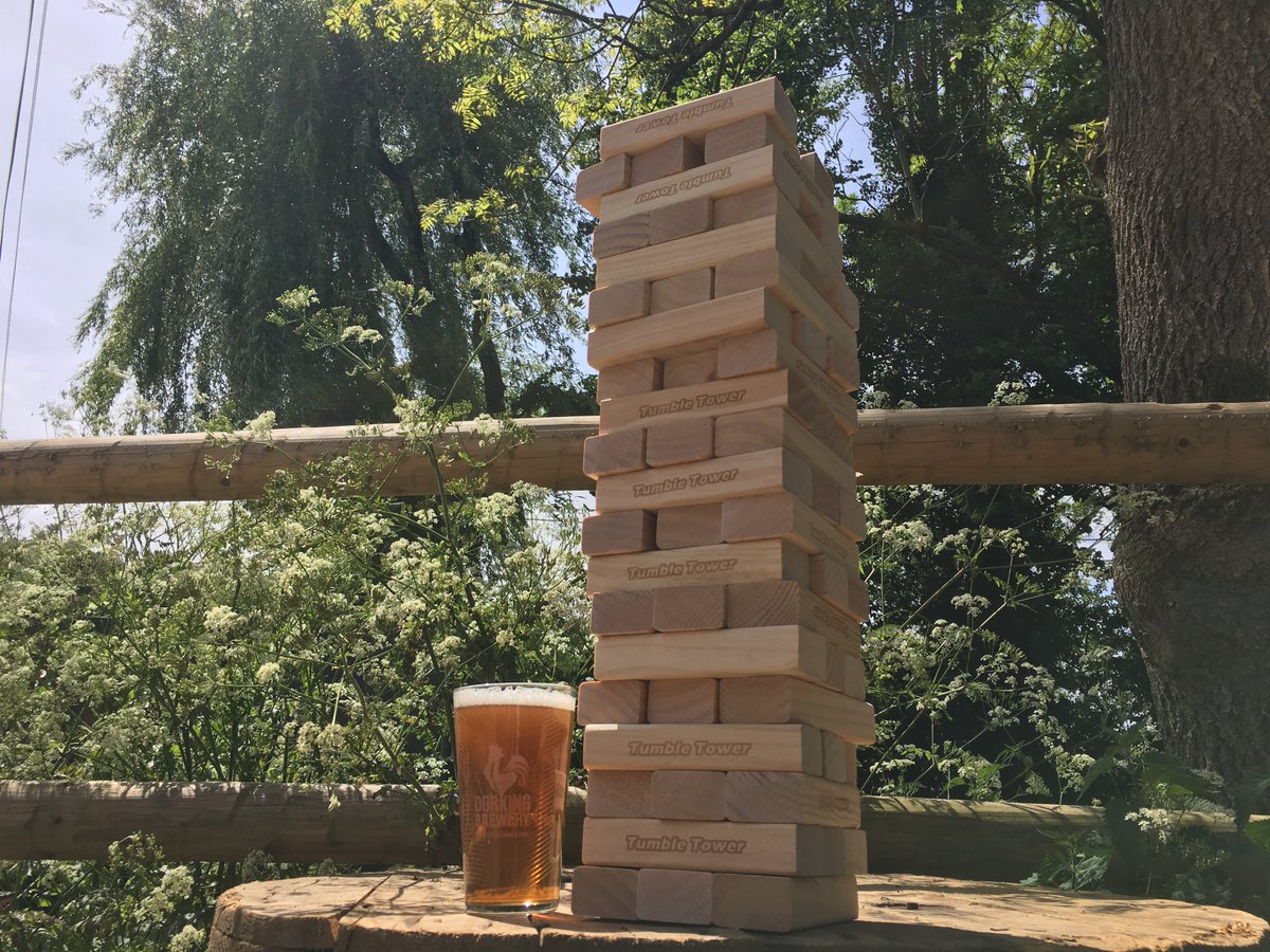 Dorking_Brewery's tweet photo. Who's up for giant jenga? Challenge us today, we're open 12-6! 😊🍺
#TapAndGun #DorkingBrewery #Surrey https://t.co/DVHbrvdHpv