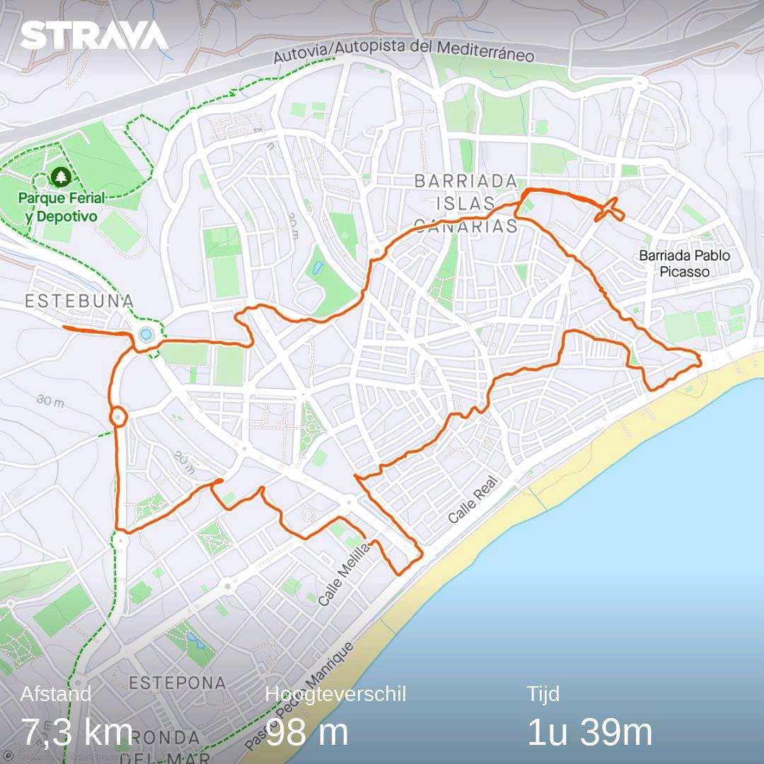 El Toro de Estepona. When in Spain....  #stravart #strava #walk #estepona strava.com/activities/722…